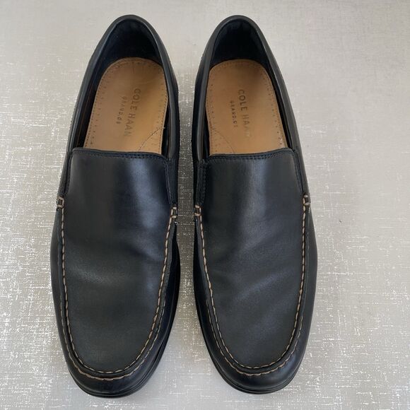 Cole Haan Men\'s Black Leather Driver Loafers Dress Comfort Shoes Size 10.5 M main image 14